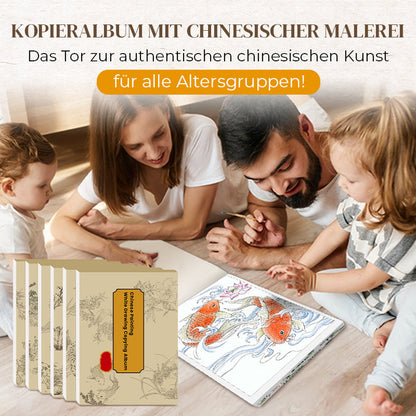 Chinesisch Gemälde weißes Zeichnen Kopieren Album