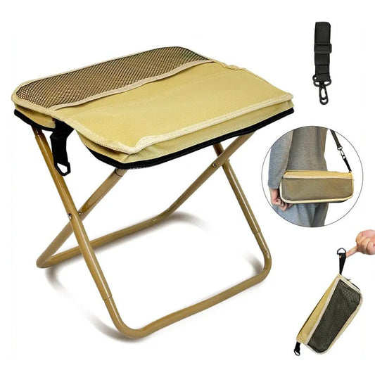 Ultra-Light Folding Stool – Supports Up to 265 lbs