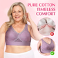 👙 #1 Bequemer Lifting-BH – Komfort &amp; Halt aus reiner Baumwolle!