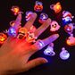 🎁LED-Licht Halloween Leuchtring😍 – Set mit 50 Stück
