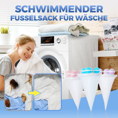🎁✨Heißer Verkauf🔥Schwimmender Filterbeutel-Waschball für Waschmaschinen