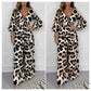 🔥Schneller Verkauf 49% Rabatt🍃Jumpsuit mit V-Ausschnitt und Leopardenmuster