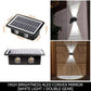 Solarbetriebene Wandlampe