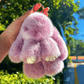 🏆🐰 Handgefertigte Pompon-Hasen-Anhänger – jedes Stück ein Unikat, kuschelig weich & detailverliebt 🎀🎁 Perfekt als persönliches Geschenk oder frühlingshafte Deko