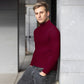⏳Begrenzte Zeit 50% Rabatt💥🎁Slim Fit Langarm-T-Shirt für Herren mit Stehkragen