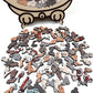 🎅Weihnachtsverkauf 49% Rabatt🐱135-Stk. Morandi-farbiges Katzenpuzzle aus Holz🎁