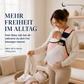 👶💛 JETZT 50 % RABATT! 4-in-1-Trage mit atmungsaktivem Mesh – 0–36 Monate, vorne und hinten – nah am Kind, die Hände frei ✨