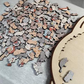 🎅Weihnachtsverkauf 49% Rabatt🐱135-Stk. Morandi-farbiges Katzenpuzzle aus Holz🎁