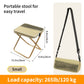 Ultra-Light Folding Stool – Supports Up to 265 lbs