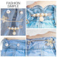 ✨ Perlen-Korsettbrosche 🎁 | Elegante Modebrosche für Taille & Kragen