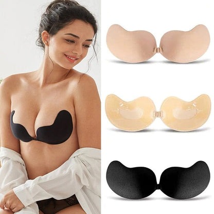 💘 50% Rabatt!🧡 Selbstklebender Push-Up-BH – Unsichtbar & komfortabel | Trägerlos & wiederverwendbar!