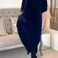 Was soll ich morgen anziehen?💖Neues, schlankmachendes langes Kleid mit Rundhalsausschnitt