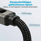 🔌 4-in-1 Ladekabel mit Digitalanzeige & Schlüsselanhänger – schnellladend, knickfest & kompakt