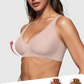 Nahtloser Push-up-BH mit tiefem V-Ausschnitt und ohne Bügel