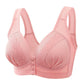 👙 50% RABATT! 🌸 Atmungsaktiver Baumwoll-BH mit Knopfleiste – Einfaches An- und Ausziehen, Weicher Tragekomfort & Anpassbarer Halt 🎀