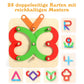 Montessori-Steckbrettpuzzle 🎅Weihnachtsgeschenkidee!🎁