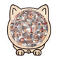 🎅Weihnachtsverkauf 49% Rabatt🐱135-Stk. Morandi-farbiges Katzenpuzzle aus Holz🎁