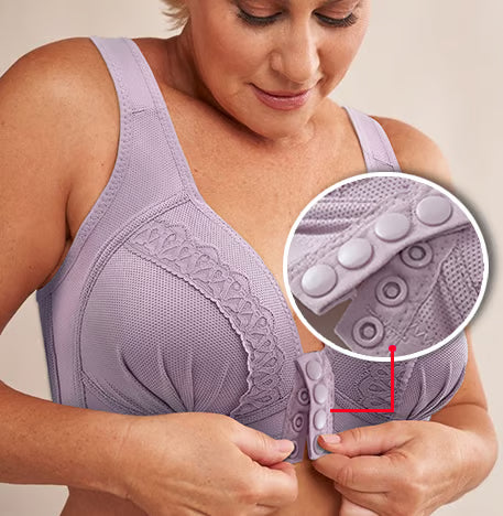 🔥🔥2025 Nieuwe Producten Uitverkoop-49%OFF🔥 Vooropening Ademende Huidvriendelijke Katoenen BH [1+1 Gratis]