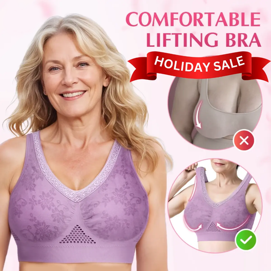 👙 #1 Bequemer Lifting-BH – Komfort &amp; Halt aus reiner Baumwolle!