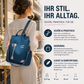 Rucksack aus wasserfestem Oxford-Stoff mit Blumenstickerei