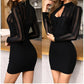 😍🌟Glitzerndes Kleid💓Sexy Mesh-Bodycon-Minikleid✨🌹