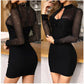 😍🌟Glitzerndes Kleid💓Sexy Mesh-Bodycon-Minikleid✨🌹