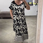 💥😍 49% RABATT🌹👗Off-Shoulder V-Ausschnitt Modisches Atmungsaktives Kleid 🎁