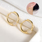 🌹 Kaufen Sie 1 und erhalten Sie 1 gratis【2 Paar】🌹 Gold Kreis Ohrringe mit kleiner Kugel