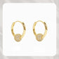 🌹 Kaufen Sie 1 und erhalten Sie 1 gratis【2 Paar】🌹 Gold Kreis Ohrringe mit kleiner Kugel