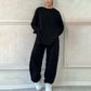 Damen 2-teiliges Oversized Sweatshirt Set