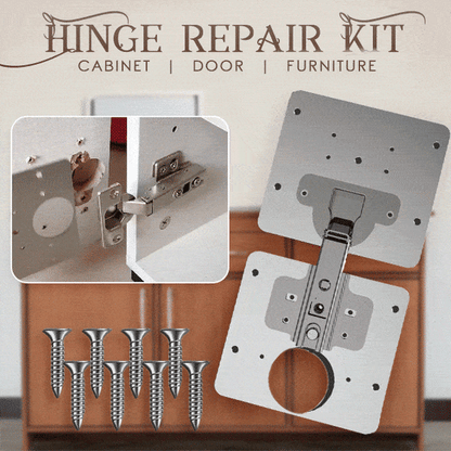 Rustproof Hinge Repair Kit™ | Bestes Reparaturset für Tür- und Schrankscharniere