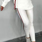 ❤️Räumungsverkauf Damen Hoodie und gestreifte Hose 2-teiliges Set
