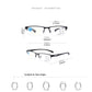 Titan-Multifokus-Lesebrille, photochromes progressives Doppellicht, Anti-Blaulicht