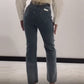 👖Bis zu 55% Rabatt!✨Damen Jeans mit glänzenden Strasssteinen und schickem Schlitz✨