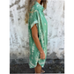💞50 % Rabatt💞Klassisches bedrucktes Baumwoll-Leinen-Kleid【Direktverkauf ab Werk】
