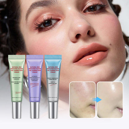Natural Red Brighten Wasser-Gel Korrekturcreme