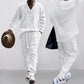 💥 2-teiliges Herren-Set aus Baggy-Sweatshirt mit V-Ausschnitt und Jogginghose