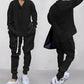 💥 2-teiliges Herren-Set aus Baggy-Sweatshirt mit V-Ausschnitt und Jogginghose