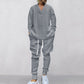💥 2-teiliges Herren-Set aus Baggy-Sweatshirt mit V-Ausschnitt und Jogginghose
