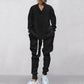 💥 2-teiliges Herren-Set aus Baggy-Sweatshirt mit V-Ausschnitt und Jogginghose