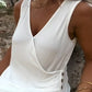 👚💖Button Cross V-Neck Tank Top🌟 Stylish Design, Elegant Fit, Essential for Summer!