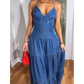 🌷Was soll ich morgen anziehen?🍃Sexy rückenfreier Damen-Jumpsuit mit V-Ausschnitt