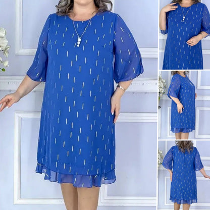🪻Charmantes, modisches, leichtes und lockeres Kleid mit Print