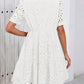 👗Sommerneuheit💃Damenkleid mit V-Ausschnitt, A-Linie, Cut-outs und Print