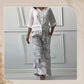 🌷Frühling Hot Sale 50% Rabatt🍃Damenmode Lockeres Cardigan-Shirt & Hose mit hoher Taille Zweiteiliges Set