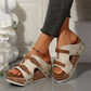 Modische Plateau-Sandalen mit Keilabsatz für Damen🔥🔥