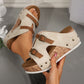 Modische Plateau-Sandalen mit Keilabsatz für Damen🔥🔥