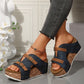 Modische Plateau-Sandalen mit Keilabsatz für Damen🔥🔥
