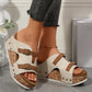 Modische Plateau-Sandalen mit Keilabsatz für Damen🔥🔥