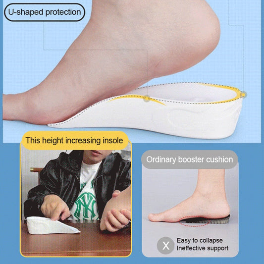 👟👟🎉🎉🎉silicon Anti-Rutschhöhenhöhe Einlegesohlen